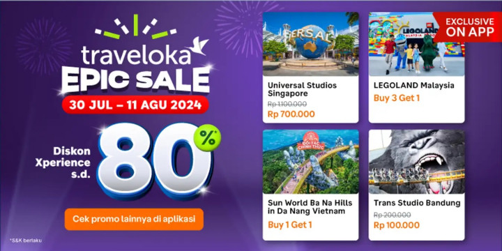 Traveloka Epic Sale Pecah Rekor, Begini Hasilnya