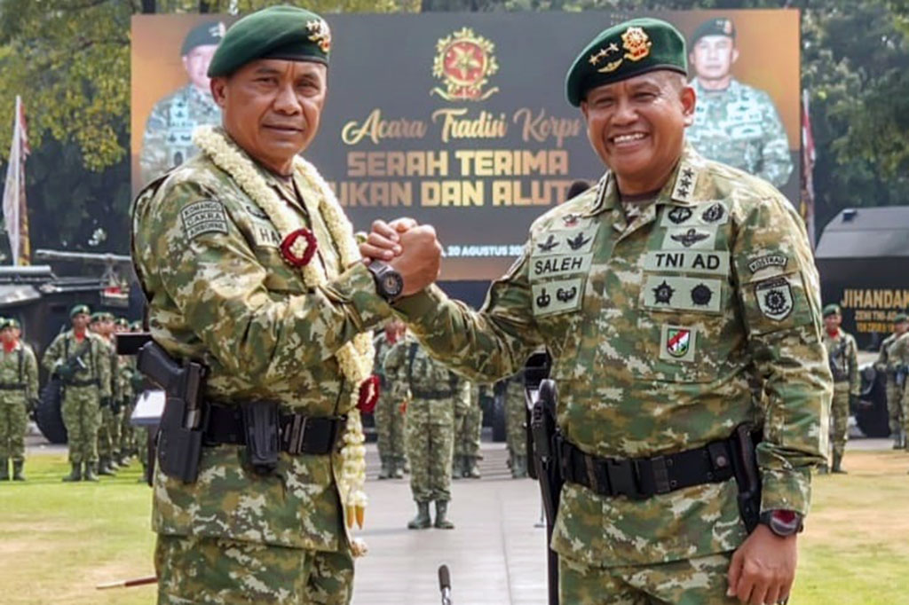 Mayjen Mohamad Hasan Resmi Jabat Pangkostrad