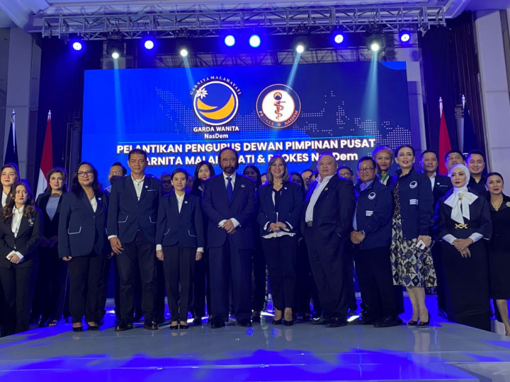 Lantik Pengurus Baru, Ini Harapan Surya Paloh Buat DPP Garnita Malahayati dan Prokes NasDem