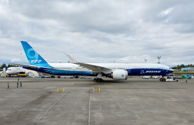 Pesawat Boeing 777X. (AFP)