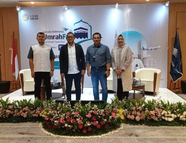 Garuda Indonesia Umrah Travel Fair (GUTF) 2024, tawarkan berbagai pilihan paket perjalanan umrah. (Foto: Dok. Istimewa)