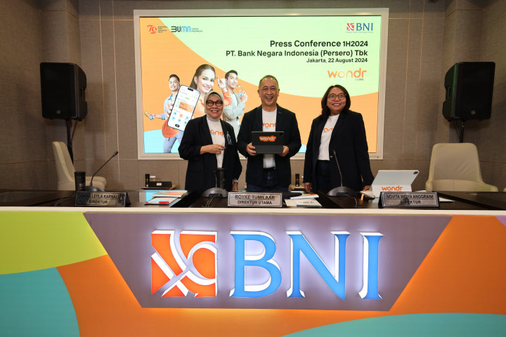 Kinerja Kinclong, BNI Raup Laba Bersih Rp10,7 Triliun di Semester I-2024