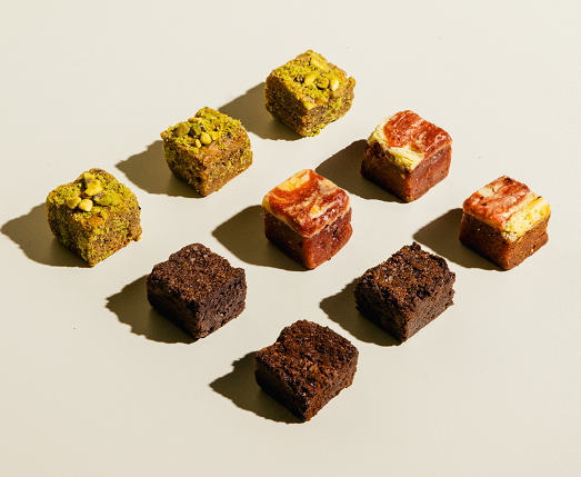 3 varian Mini Brownies 
