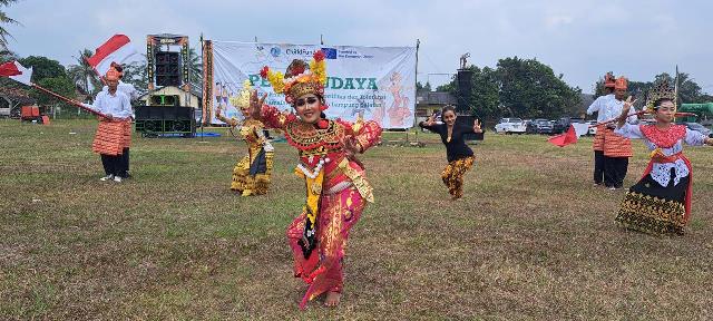 Warga di Lampung Selatan berkumpul dalam Pesta Budaya untuk merayakan keberagaman budaya dan kerukunan.  (Foto: Dok. Istimewa)