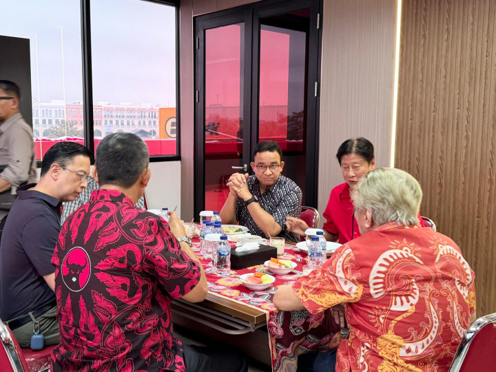 Anies Sambangi DPD PDIP Jakarta Bahas Pilkada