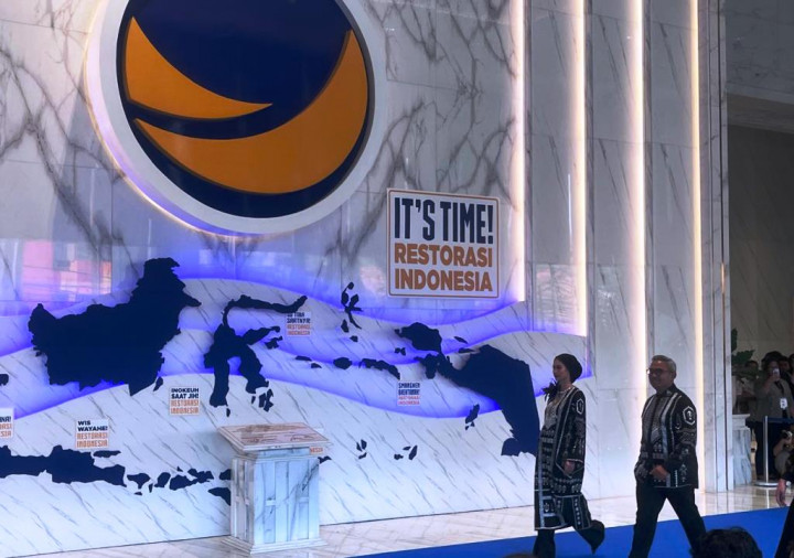 Jelang Kongres, Partai NasDem Gelar Fashion Show di Lobby Room NasDem Tower