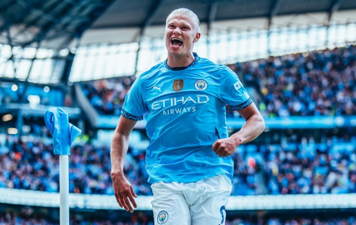 Hattrick Haaland Bantu City Hancurkan Ipswich