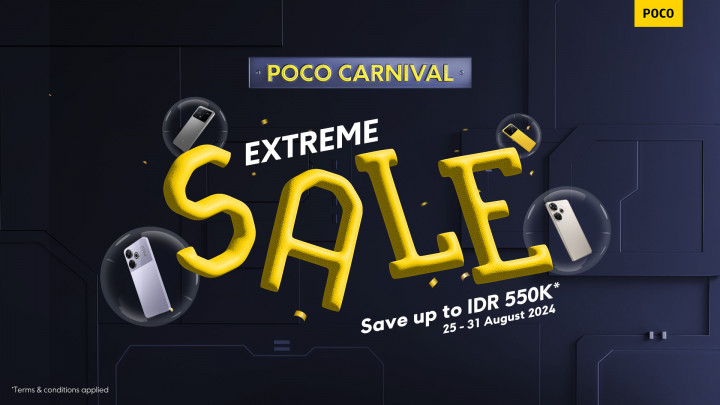 Poco Indonesia Kasih Harga Ekstrem di Carnival Extreme Sale