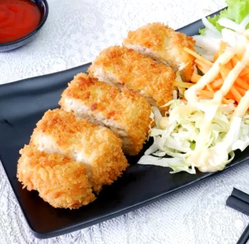 Sarapan Praktis dengan Tahu Katsu Bayam
