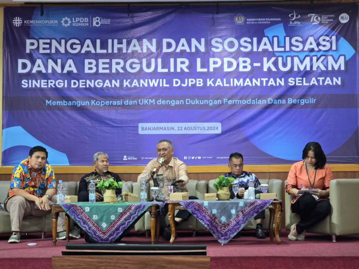 Dongkrak Perekonomian Kalimantan Selatan, LPDB-KUMKM Optimalkan Pengalihan Dana Bergulir