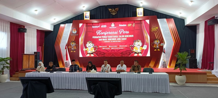 KPU Jabar Terima Konfirmasi Pendaftaran Salah Satu Paslon Cagub-Cawagub