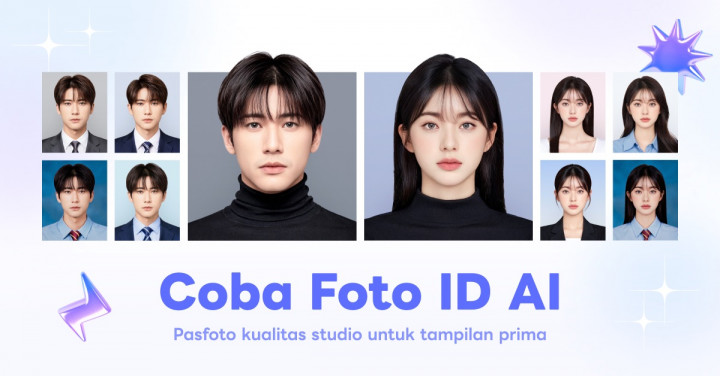 Foto ID AI Sulap Foto Jadi Pasfoto dengan AI