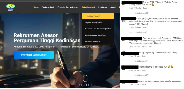 Laman Cek Akreditasi di BAN-PT Bermasalah? Begini Cara Lihat Akreditasi di Web Kampus