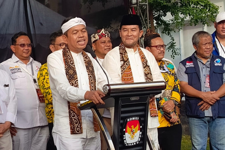 Dedi Mulyadi-Erwan Setiawan Resmi Daftar ke KPU