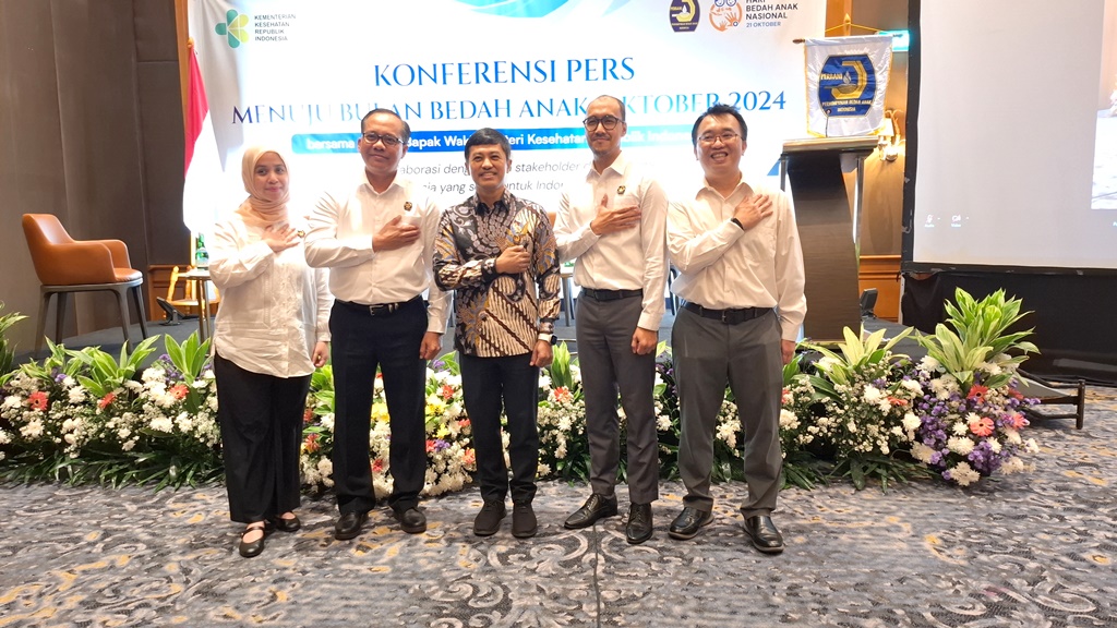 Konferensi pers PERBANI (Perkumpulan Bedah Anak Indonesia) di Bulan Bedah Anak Indonesia. Dok. Aulia/Medcom