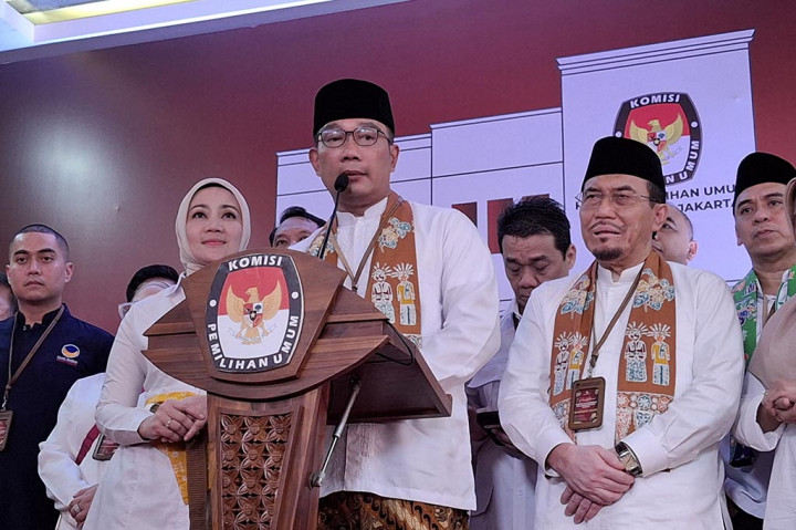 Resmi Mendaftar Cagub-Cawagub DKI, RK-Suswono Diusung 15 Partai