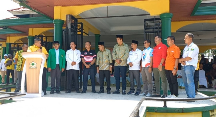 Nalim-Nilwan Diusung Sembilan Parpol Maju Pilkada Merangin