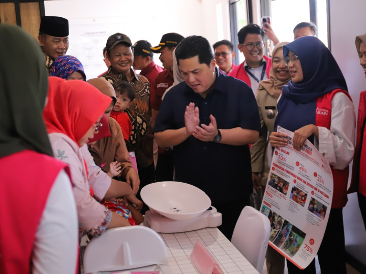 Erick Thohir Minta Yayasan BUMN Bantu Pemerintah Selesaikan Masalah <i>Stunting</i>