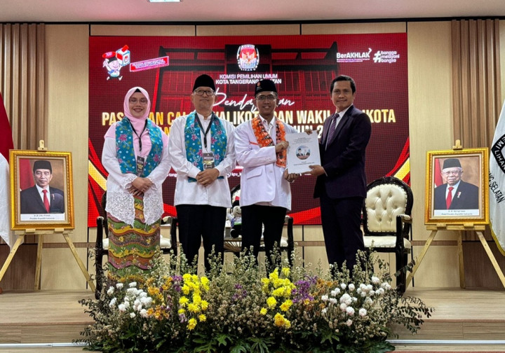 Lawan Koalisi Gemuk, Ruhamaben-Shinta Wahyuni Daftar Pilwakot Tangsel