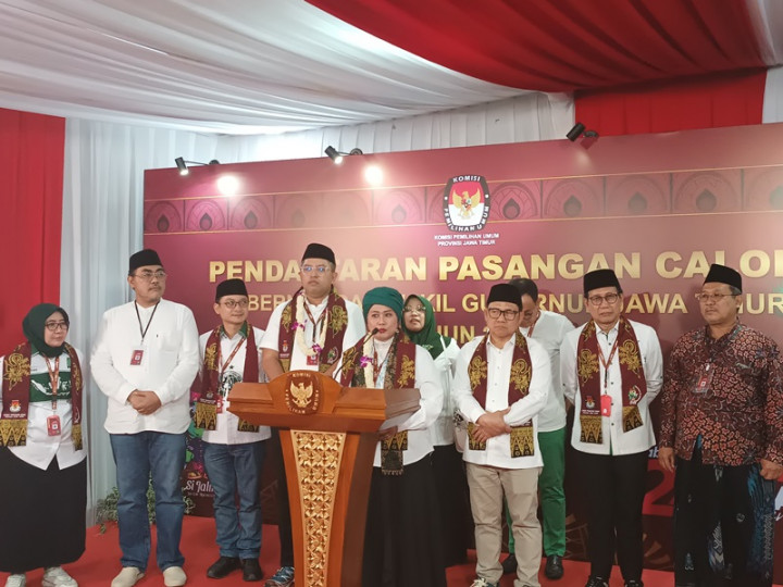 Luluk-Lukman Jadi Pendaftar Terakhir Pilgub Jatim