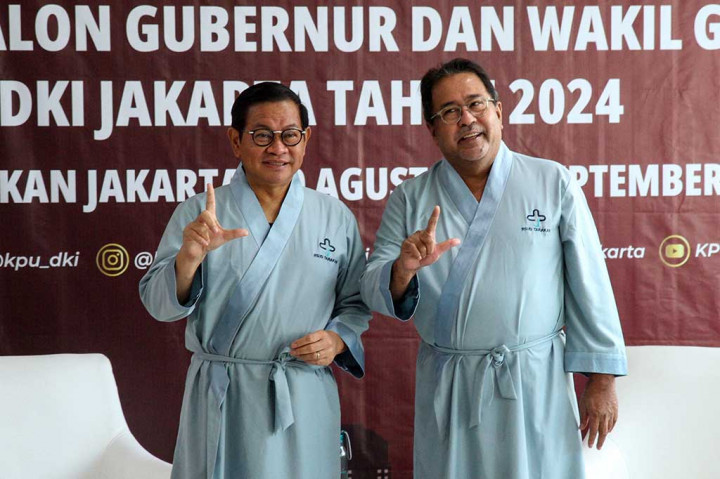 Jalani Tes Kesehatan, Pramono Akui Rajin Bersepeda, Rano Karno Takut Suntik