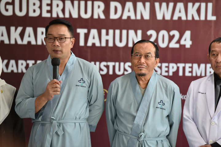 Tes Kesehatan Pilkada 2024, Ridwan Kamil <i>Ngaku</i> Disetrum <i>Sana-sini</i>