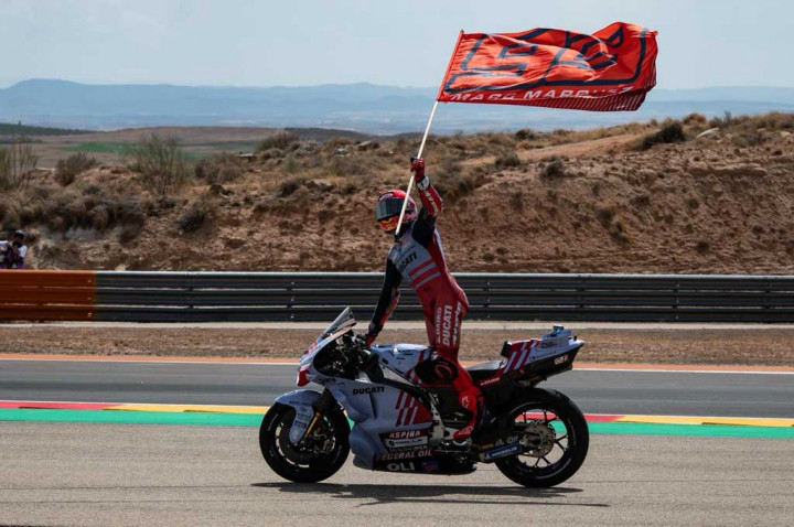 Sempurna Hingga Sprint Race, Apa Trik Marquez Buat Menangi Full Race Aragon?