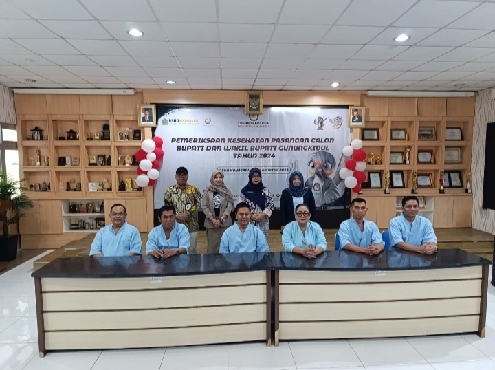 Pemeriksaan Kesehatan Bakal Calon Bupati-Wakil Bupati Gunungkidul Berlangsung Dua Hari