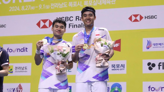 Permalukan Jagoan Tuan Rumah di Final, Leo/Bagas Juara Korea Open 2024