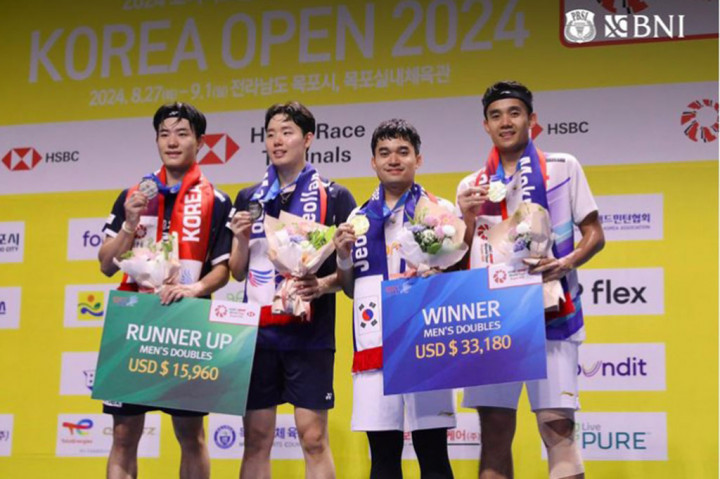 Bungkam Publik Korsel, Ini 5 Fakta Leo/Bagas Sabet Gelar Juara Korea Open 2024
