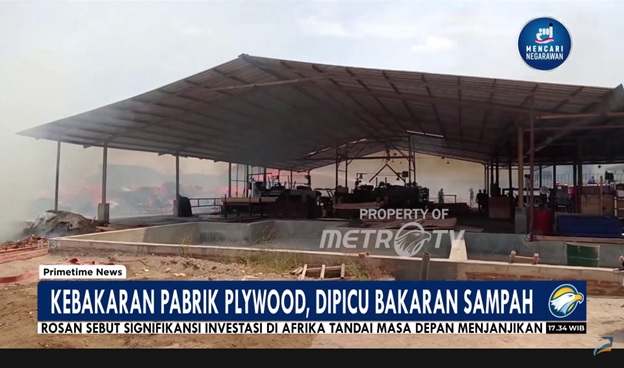 Gudang Kayu di Ponorogo Hangus Akibat Pembakaran Sampah