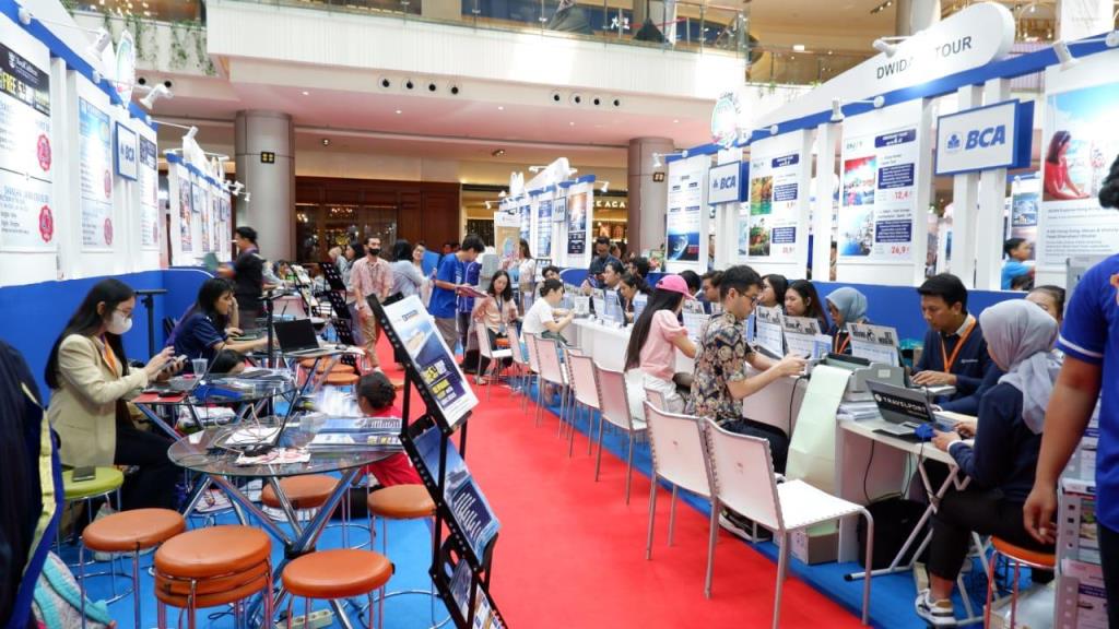 Pauline Suharno, Ketua Umum Astindo menegaskan, pameran yang dihelat pihaknya sebagai One Stop Shopping Solution guna memudahkan kebutuhan liburan masyarakat. Dok. Ist