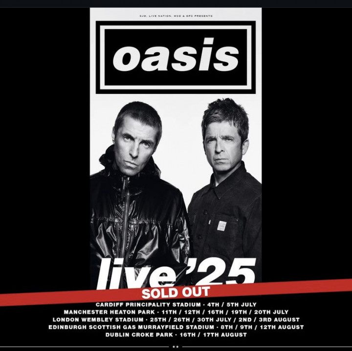 Tiket Terjual Habis, Konser Reuni Oasis Banyak Dikritik Penggemar