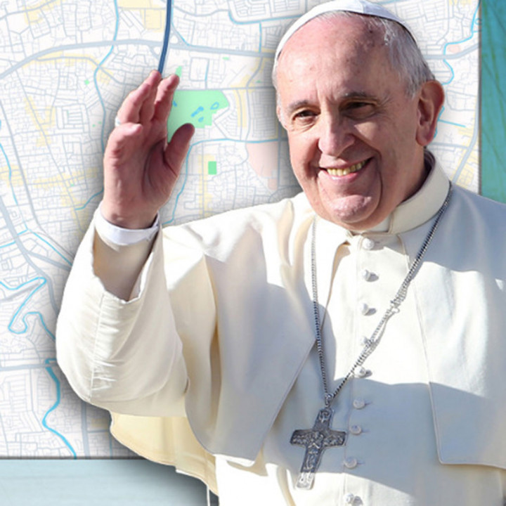 Rekayasa Lalu Lintas saat Kunjungan Paus Fransiskus di Indonesia