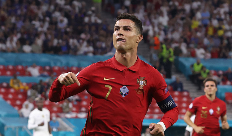 Pemain Timnas Portugal, Cristiano Ronaldo. (AFP)