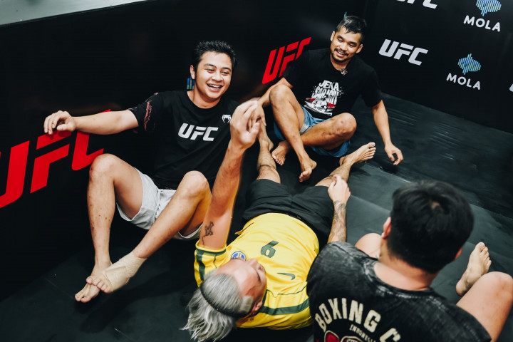 Jeka Saragih Berbagi Ilmu dan Pengalaman sebagai Atlet UFC di Jakarta
