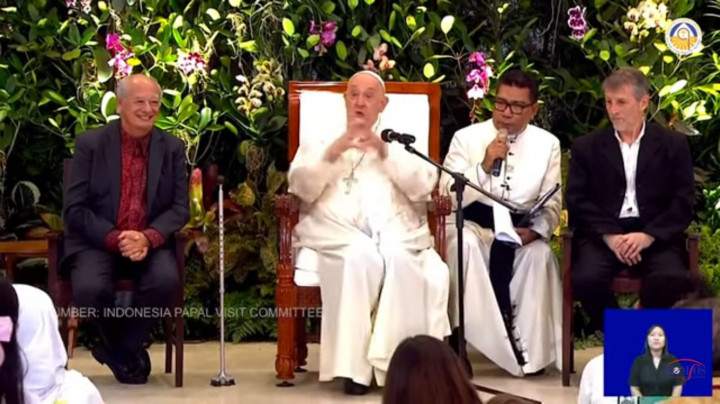 Paus Fransiskus Diskusi dengan Kaum Muda Scholas, Tekankan Harmoni Sejak dalam Pikiran