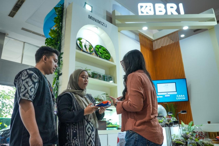 UMKM Binaan BRI, MINIMIZU Bawa Keunikan Dekorasi Alam di Pameran Kriyanusa 2024