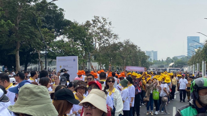 GBK Terus Dipadati Umat Katolik yang Ikut Misa Bersama Paus Fransiskus