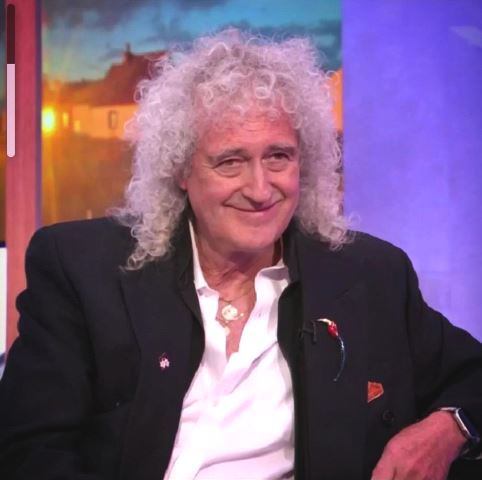 Bryan May, gitaris band Queen terkena stroke. (Foto: Dok. Instagram Sir Brian May/@brianmayforreal)