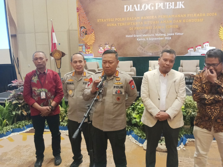 19 Polisi Menempel Paslon di Jatim Selama Tahapan Pilkada 2024