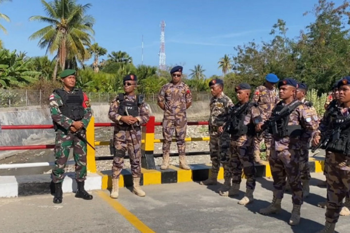 Jelang Kunjungan Paus ke Timor Leste, TNI dan UPF Gelar Apel Gabungan