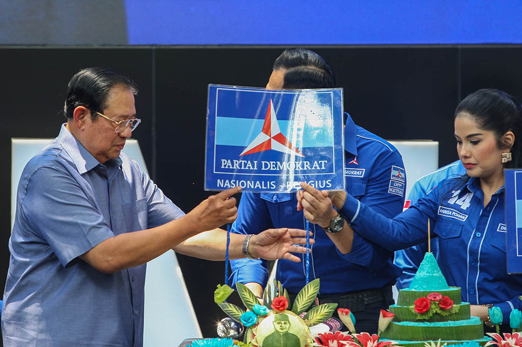 SBY Hadiri Syukuran HUT ke-23 Partai Demokrat