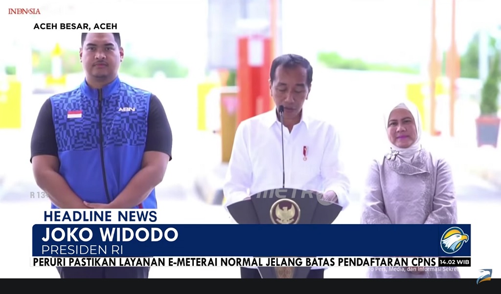 Empat seksi yang diresmikan meliputi seksi 2 Seulimeum-Jantho, seksi 3 Jantho-Indrapuri, seksi 5 Blang Bintang-Kunto Bar, dan seksi 6 Kunto Bar-Baitussalam. Metro TV