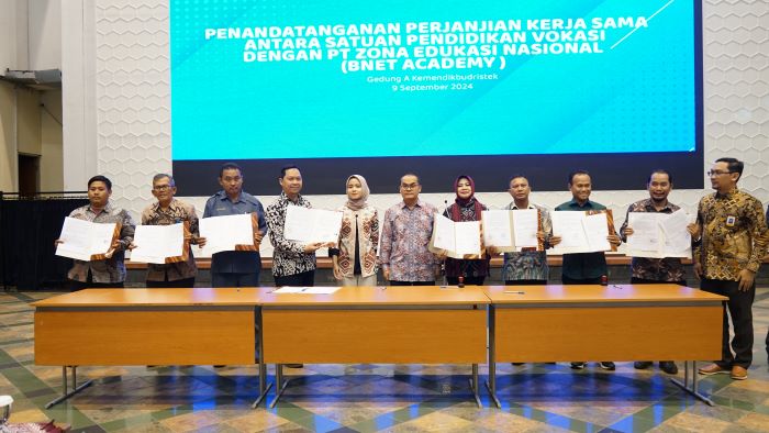 Persiapkan Tenaga Kerja Terampil, 41 SMK Teken Kerja Sama dengan Industri