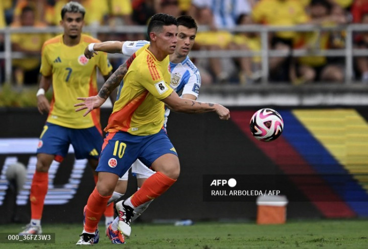 Kolombia vs Argentina: Tanpa Messi, Juara Dunia Takluk 2-1