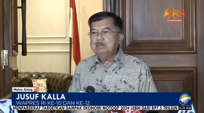 Jusuf Kalla Sarankan Prabowo Subianto Pilih Menteri Profesional