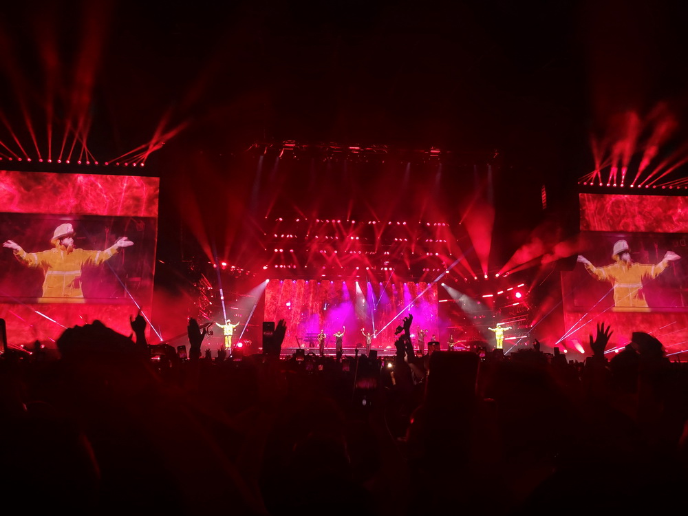 Konser Bruno Mars di Jakarta (Foto: Medcom/Rafi)