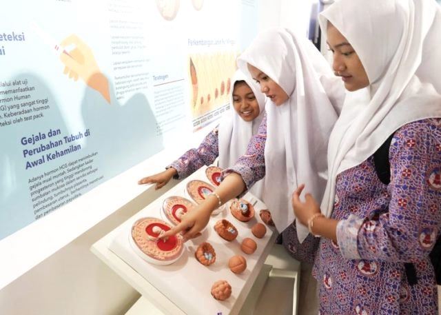 Salah satu kegiatan dalam Ayo Sehat Festival 2024, yaitu mini museum siklus hidup. (Foto: Dok. Birkom Kemenkes)