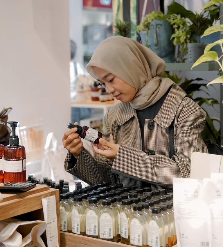 Bahan Puresia terbuat dari bahan daur ulang dan sama sekali tidak menggunakan plastik. Dok. Ist